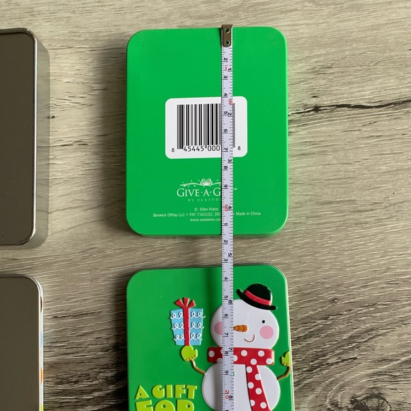 2x Tin Boxes/Cases/Containers, Length4.5โ x Width3.5โ x Height/thickness0.6โ - Picture 5 of 15